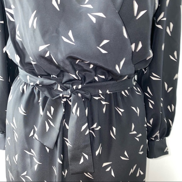 Ms. Chaus Vintage Belted Dress, Size 12 - Picture 3 of 11